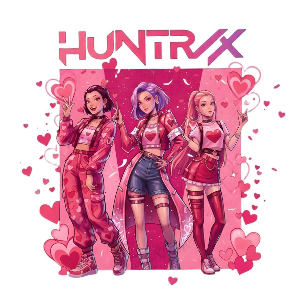 All pink Huntrix Tshirt