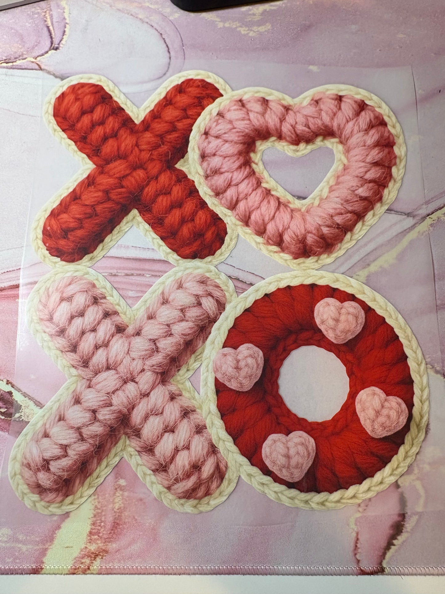 XOXO crochet Valentine Tshirt