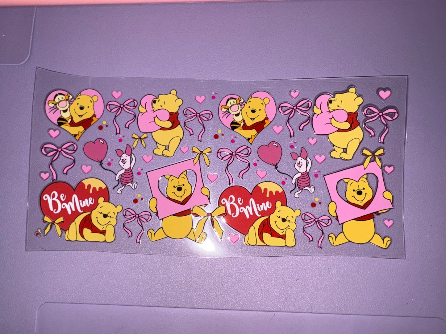 Poor Bear Be Mine UVDTF Wrap