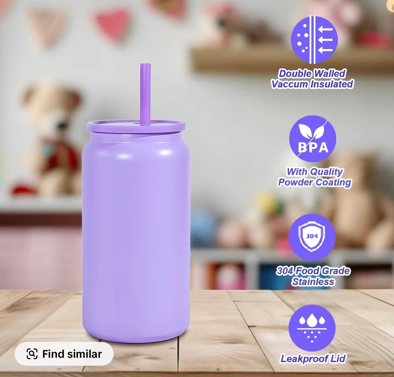 16oz Stainless steel Cup