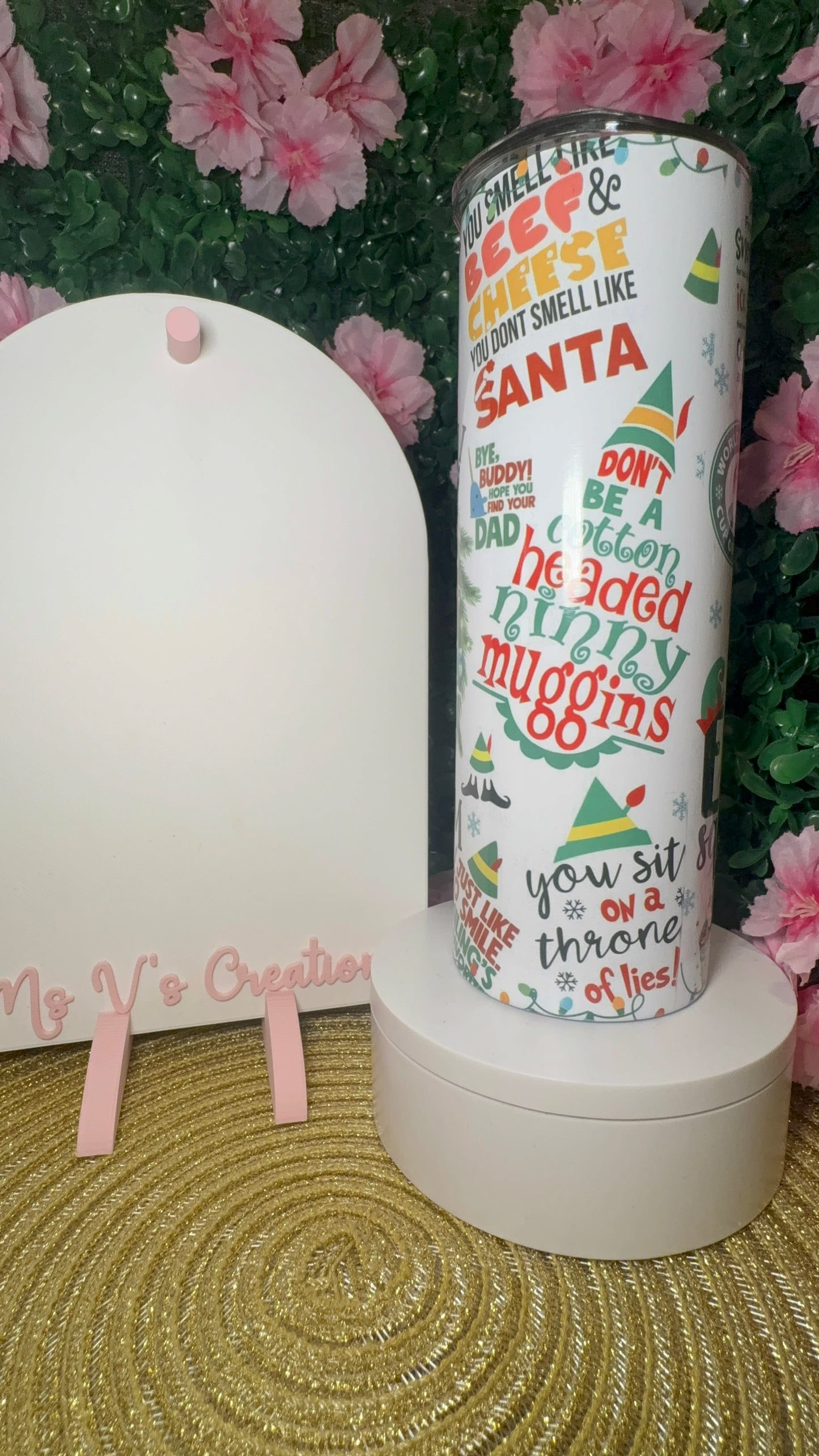 Elf Christmas Tumbler
