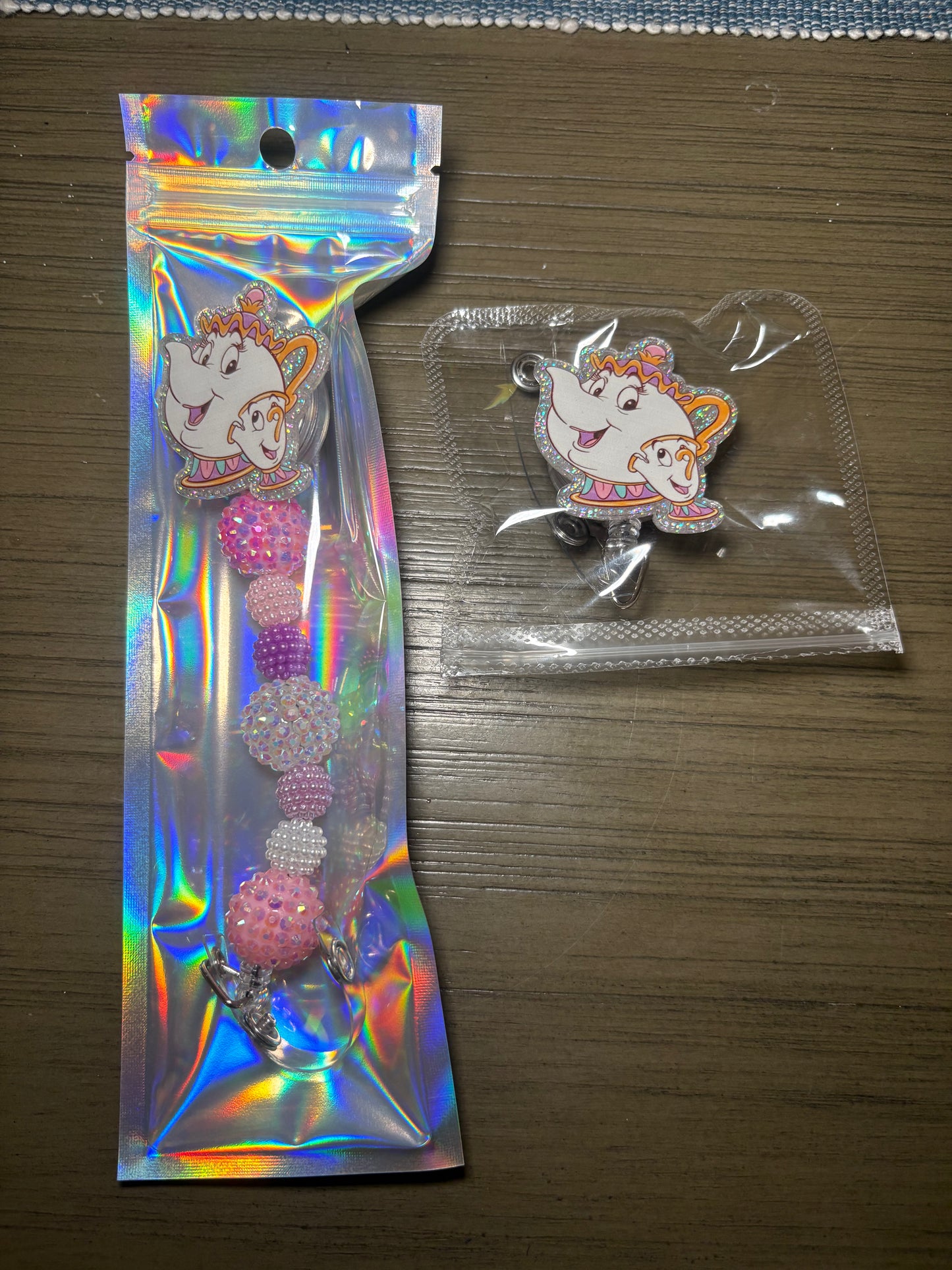 Mrs Pots And Chip Badge reels
