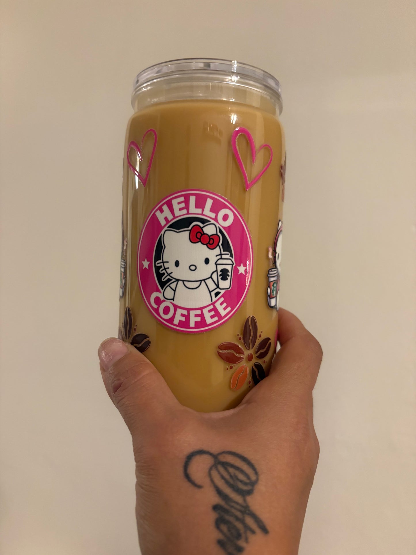 Hello Kitty Coffee Snow Globe Cup