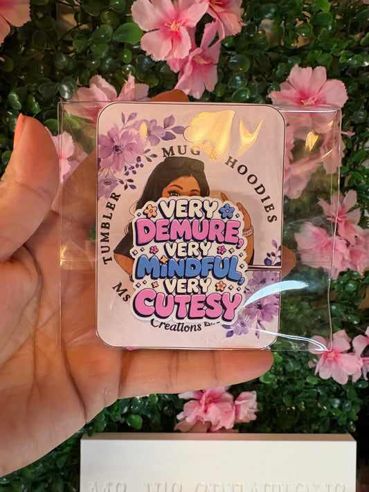 Very Demure Pop Socket