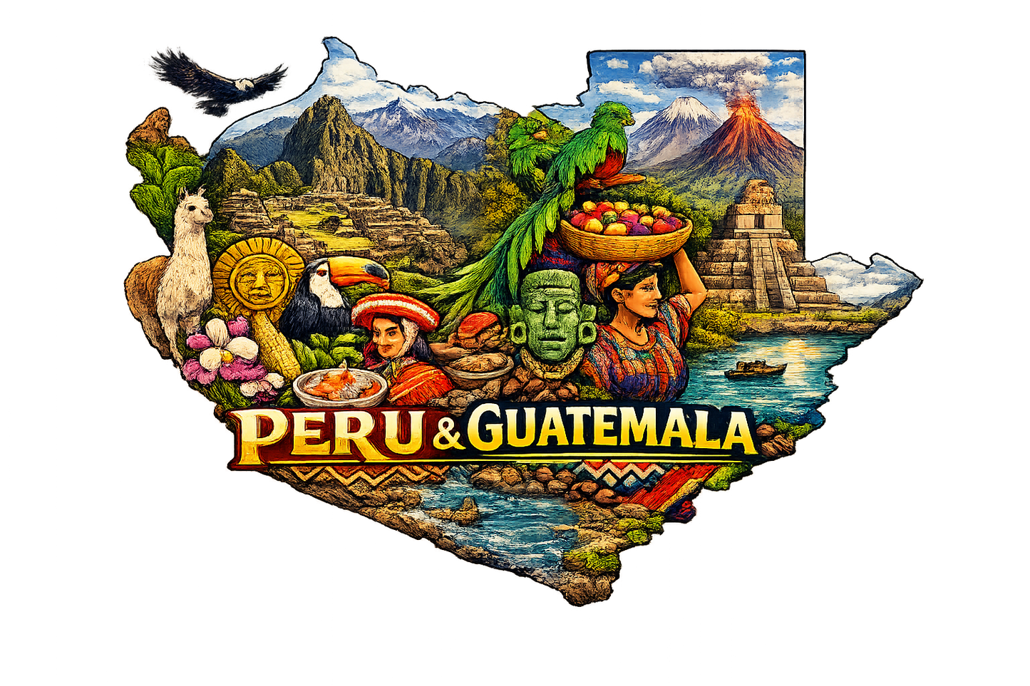 Peru and Guatemala