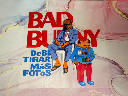 Bad Bunny DTF Transfer