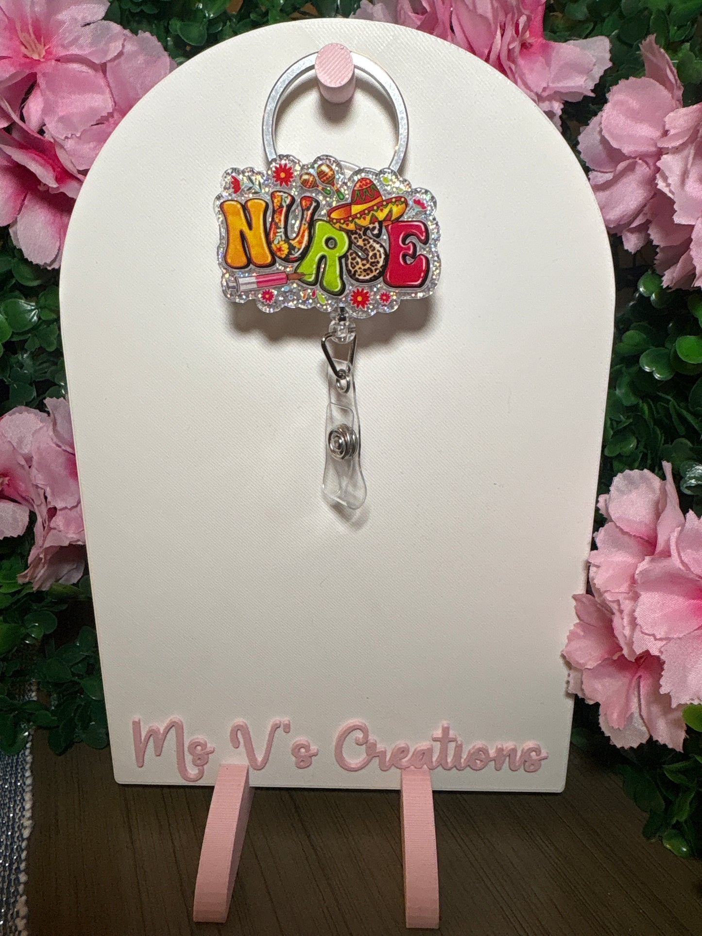 Nurse badge reel
