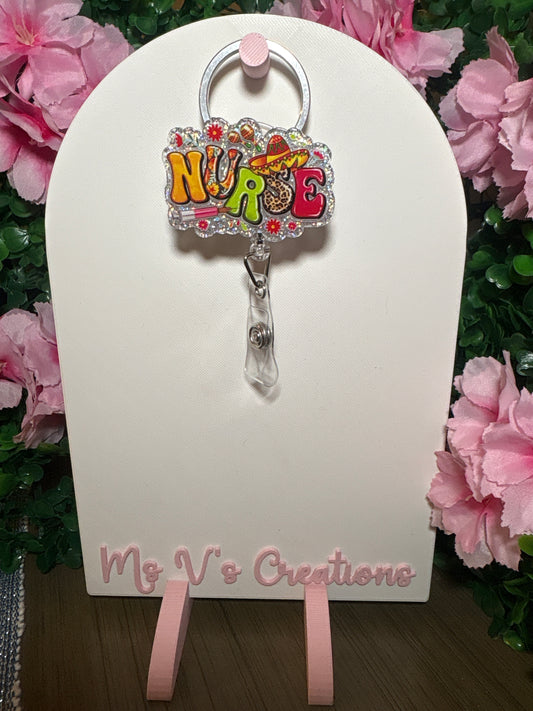 Nurse badge reel