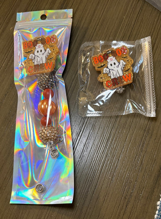 Boo-boo Ghost Crew Badge Reel