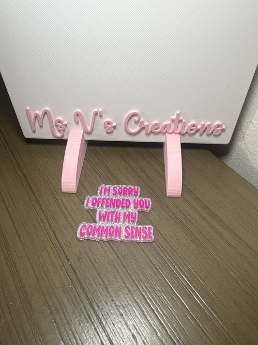 I’m sorry I Offended you with my common sense Badge reels