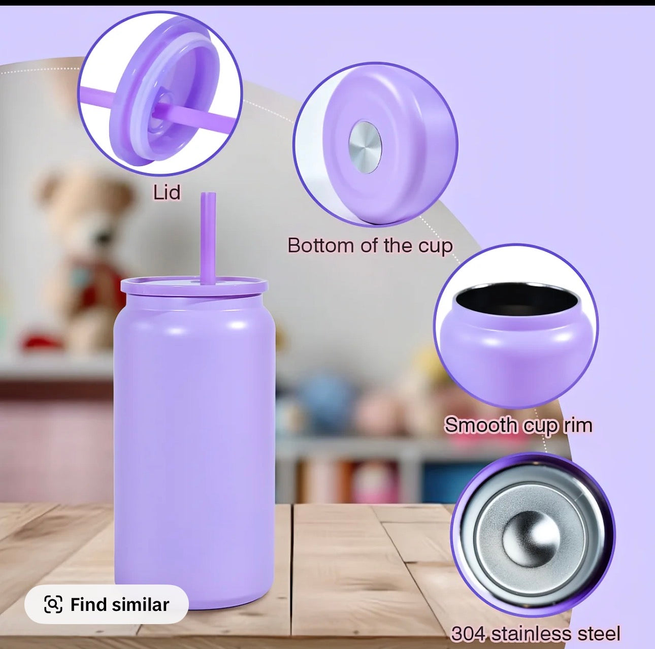 16oz Stainless steel Cup