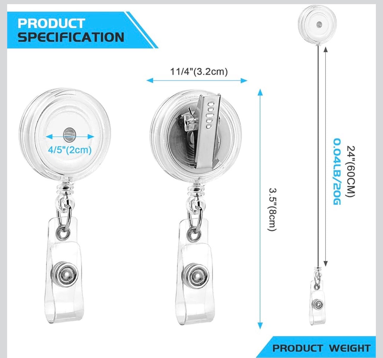 Beaded Badge Reels