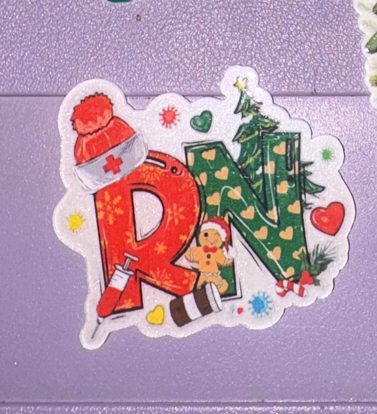 RN Christmas Badge