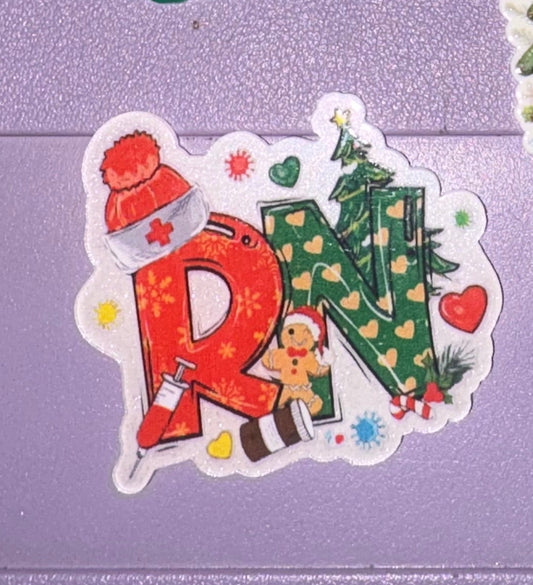 RN Christmas Badge