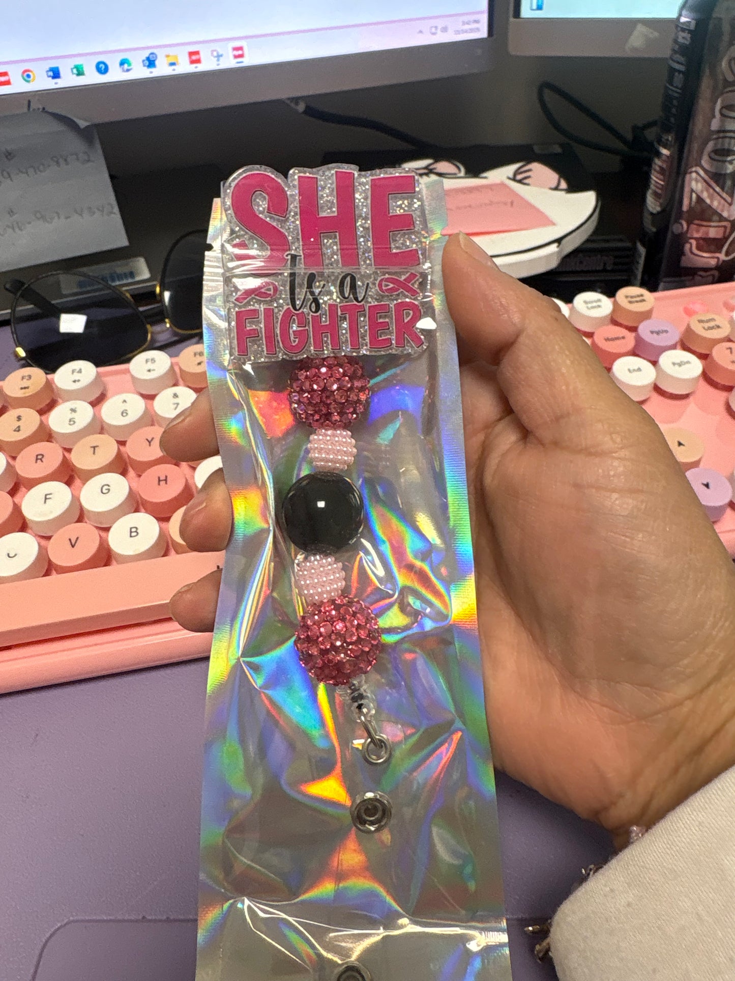 She is a Fighter badge Reel