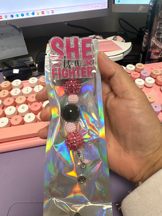 She is a Fighter badge Reel