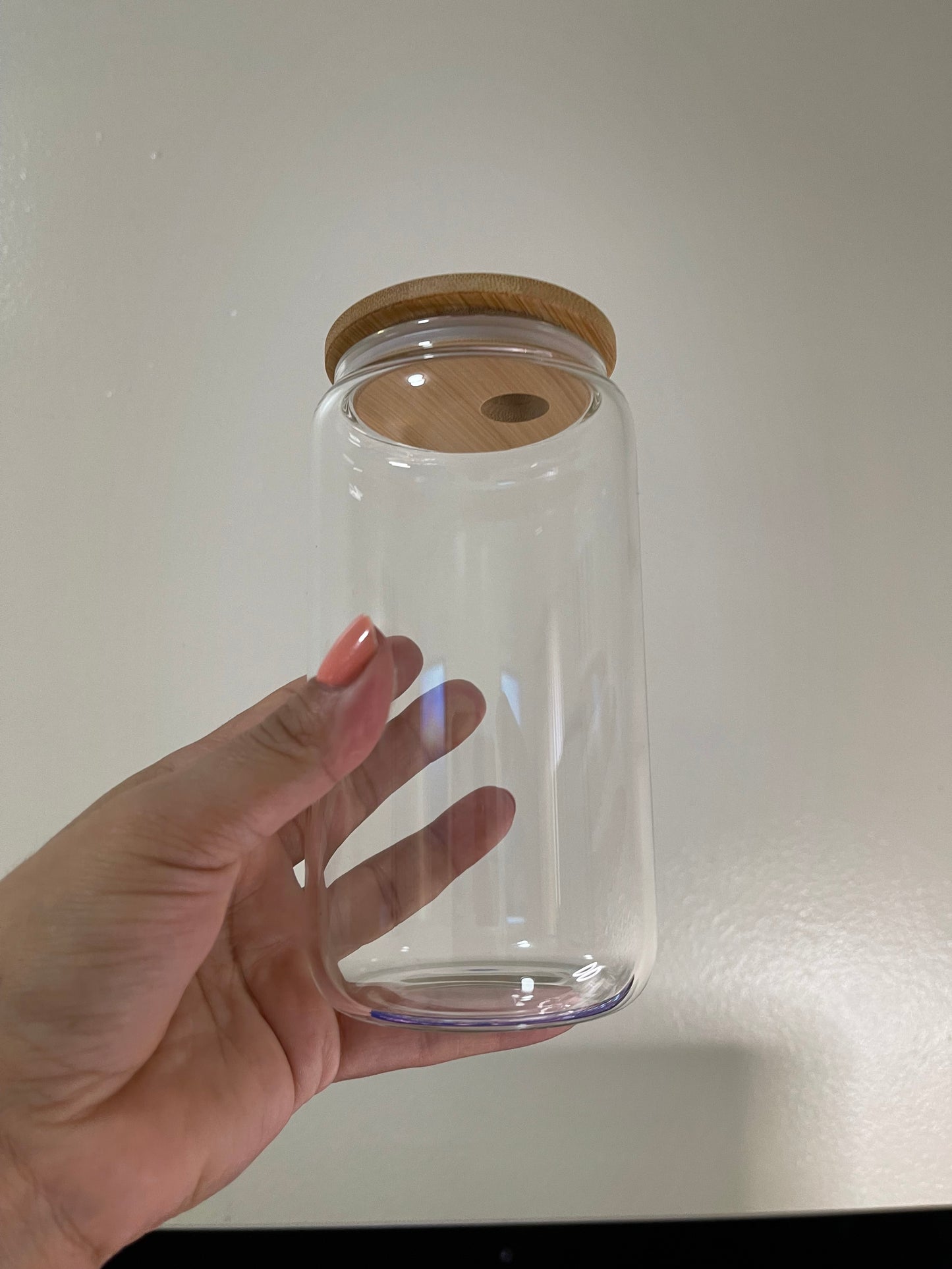 Clear 16oz Glass cup
