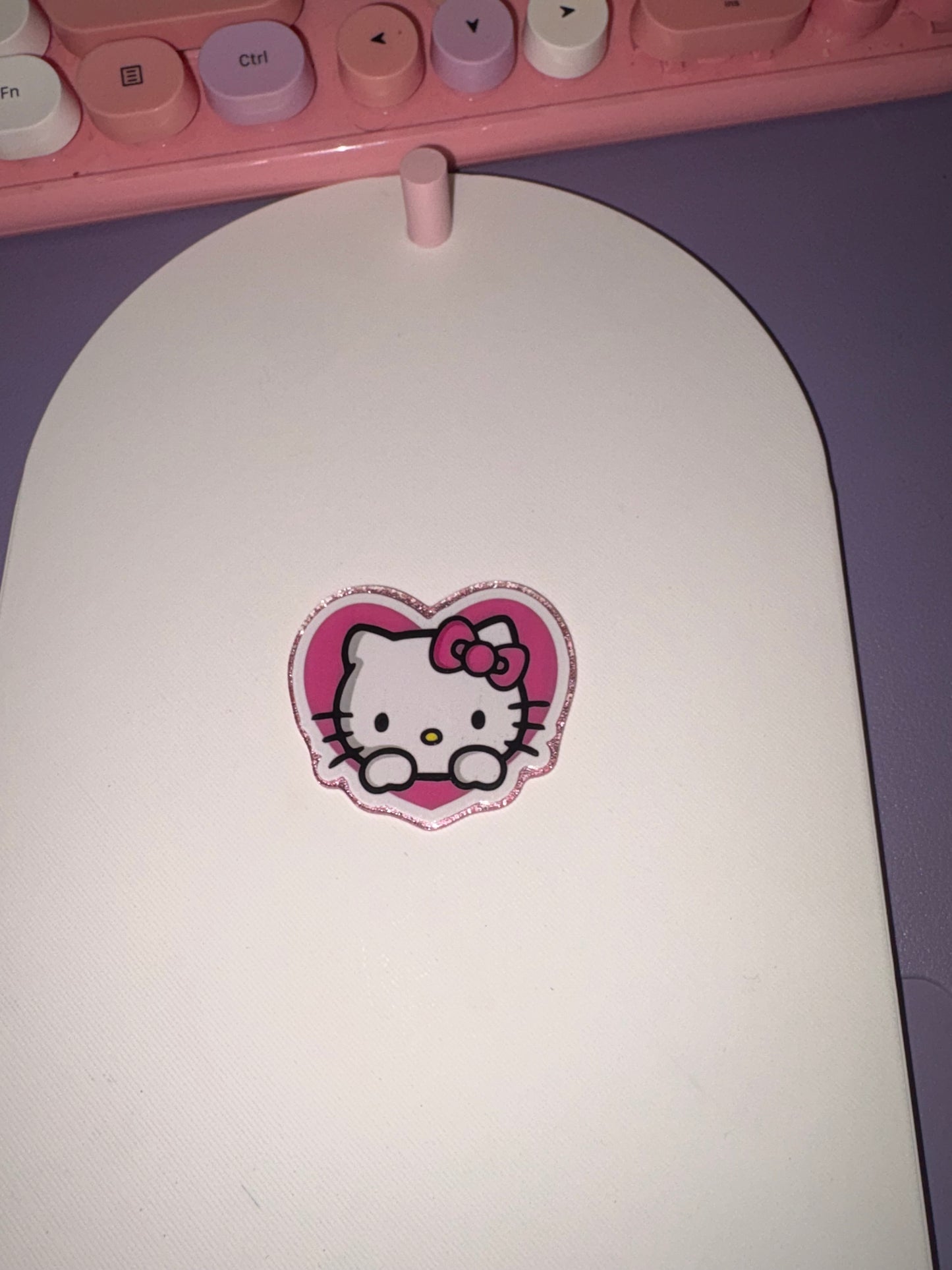 Hello Kitty Heart Badge Reel