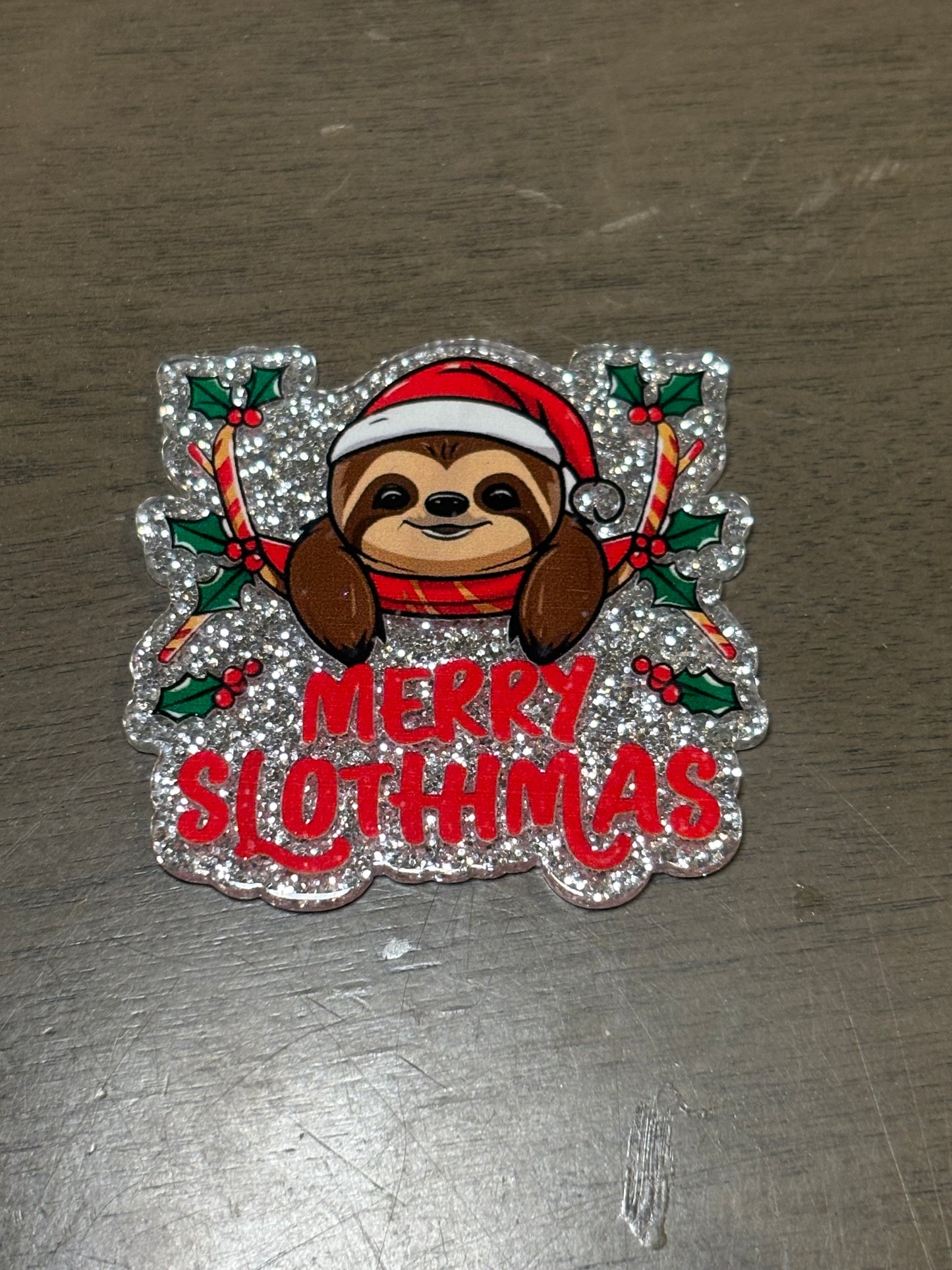 Merry Slothmas badge reel