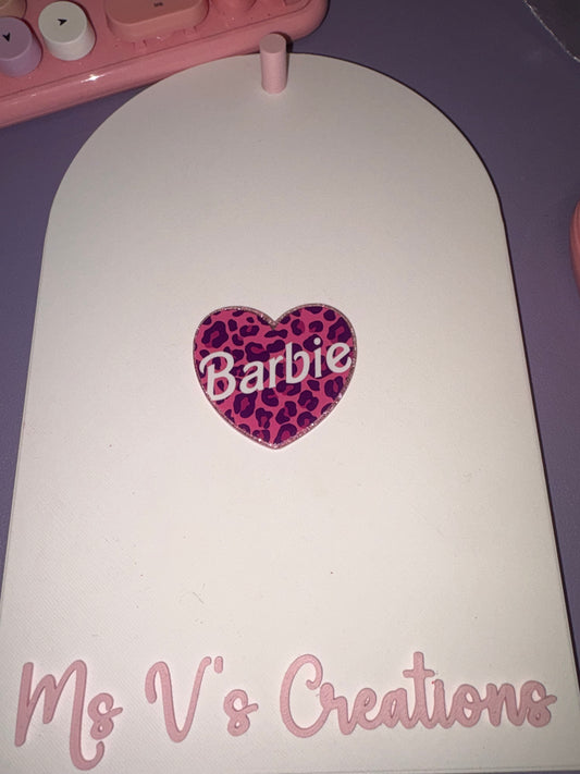 Barbie Heart Badge Reel