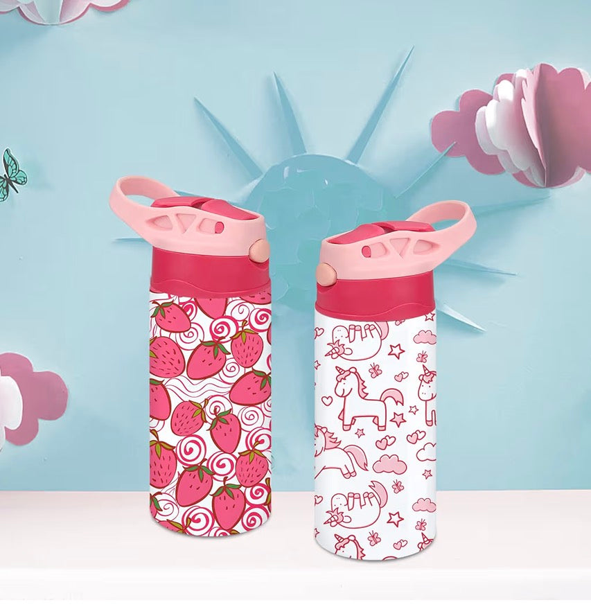 Kids Pink Sublimation water bottle
