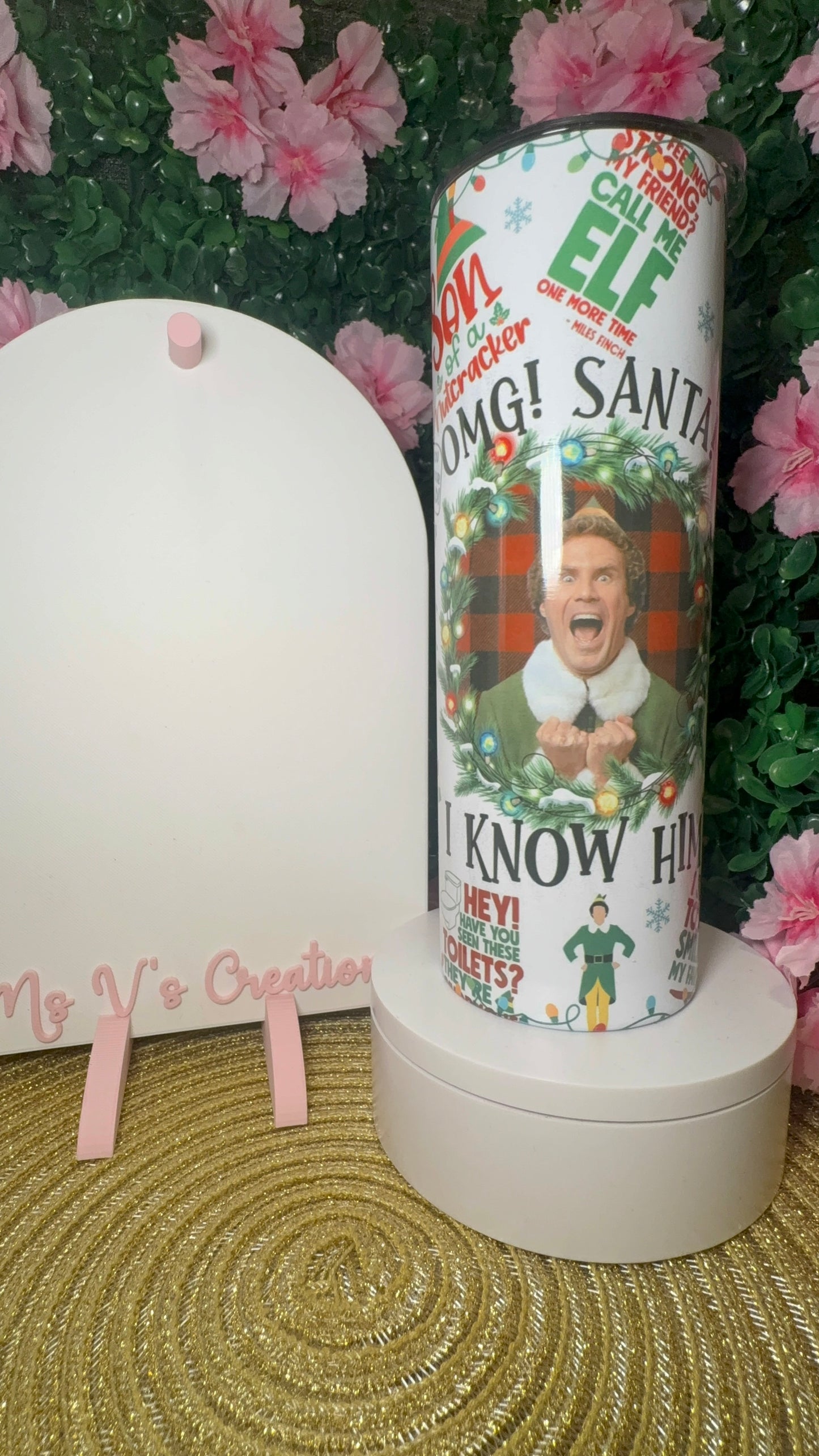 Elf Christmas Tumbler