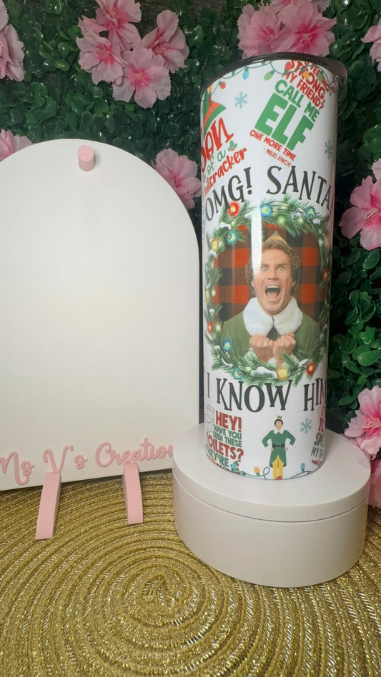 Elf Christmas Tumbler