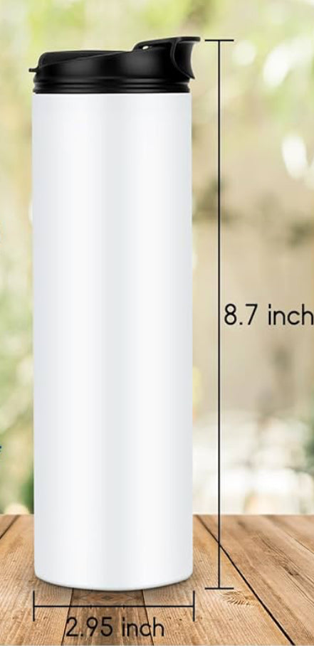 20oz Water Bottle with/rubber straw