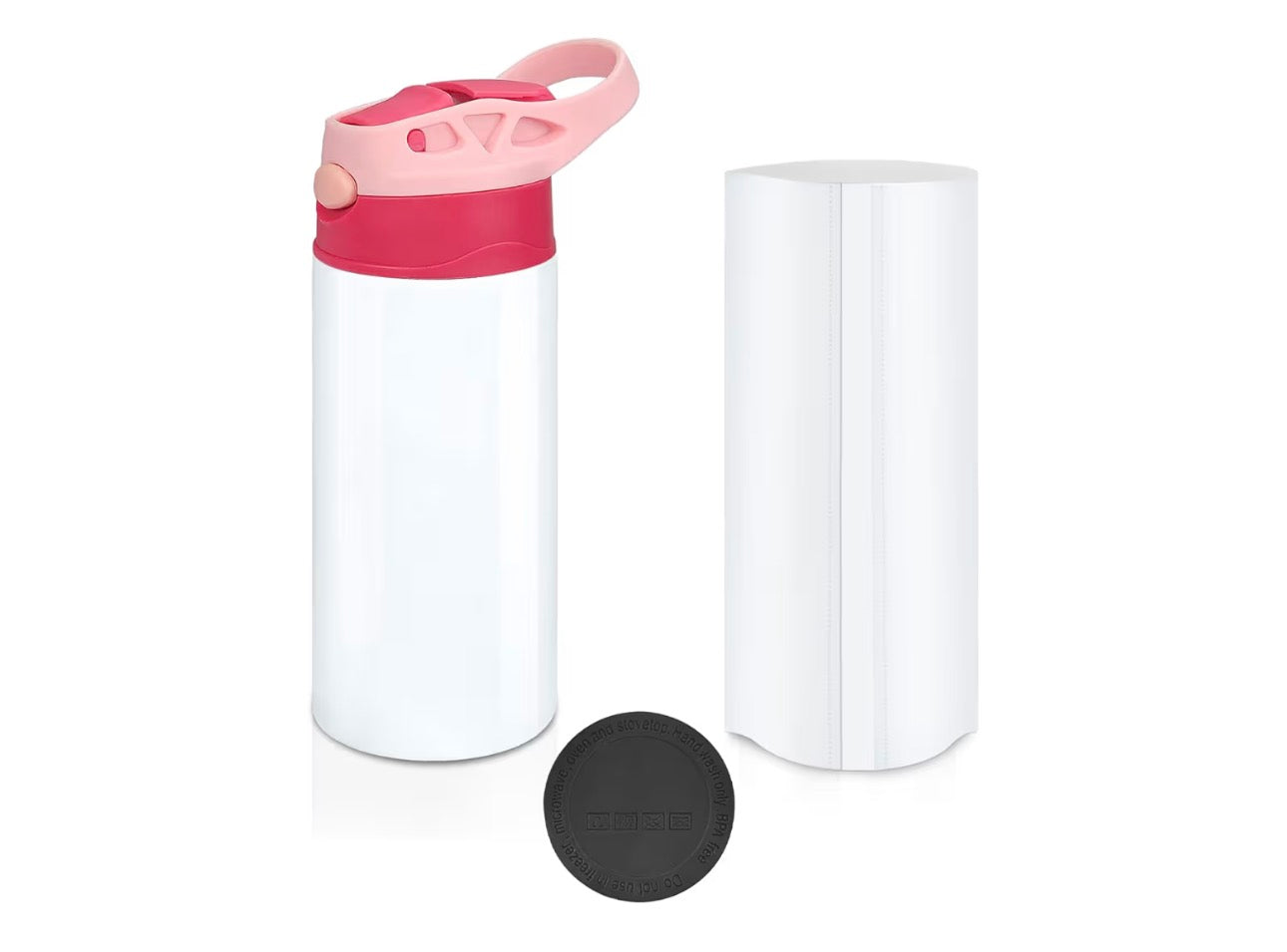Kids Pink Sublimation water bottle