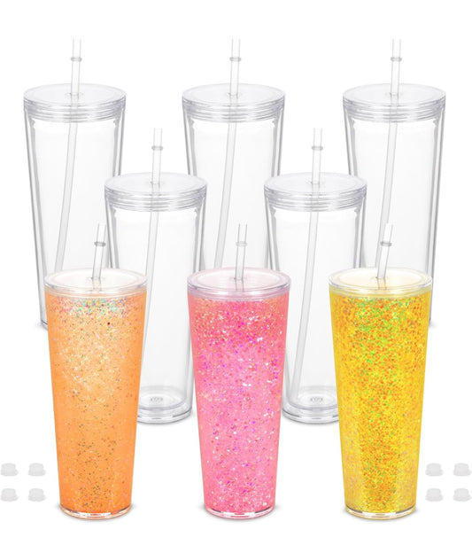 24oz Tapered snowglobe Cup (Lava)