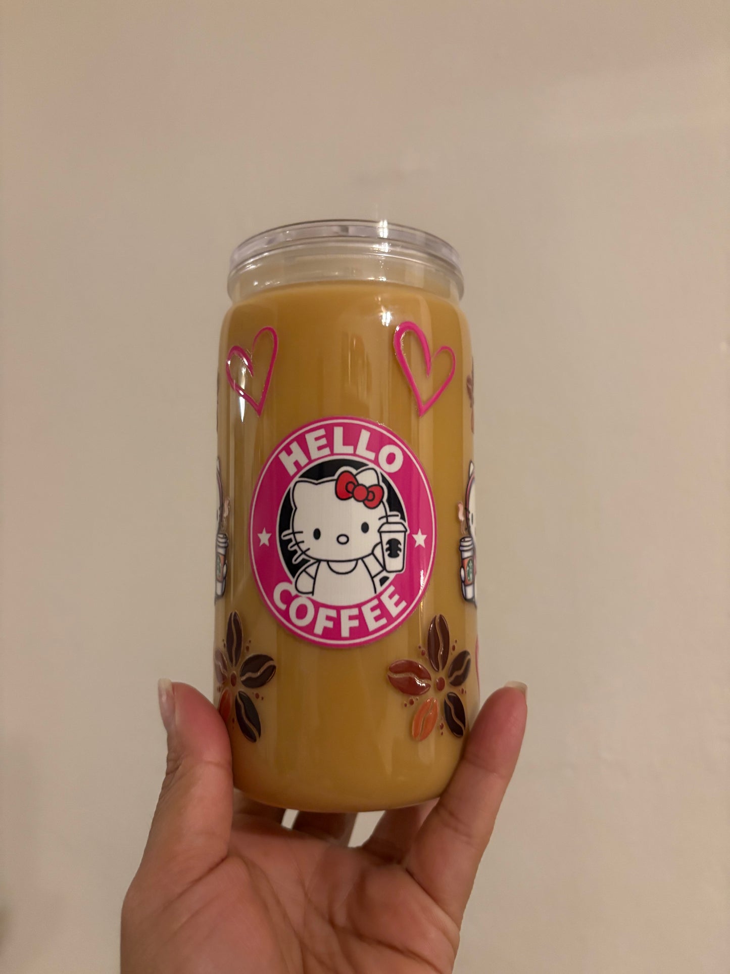 Hello Kitty Coffee Snow Globe Cup
