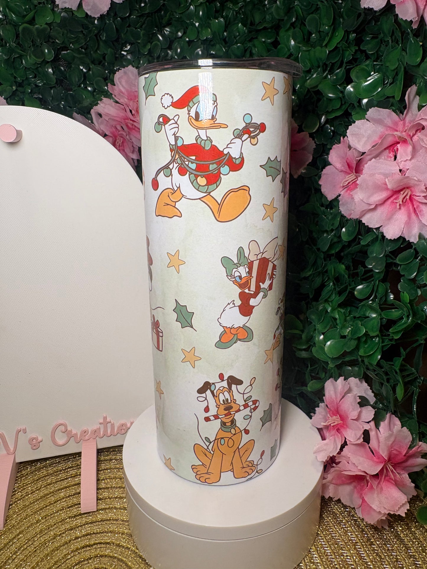Mickey and Friends Christmas Tumbler