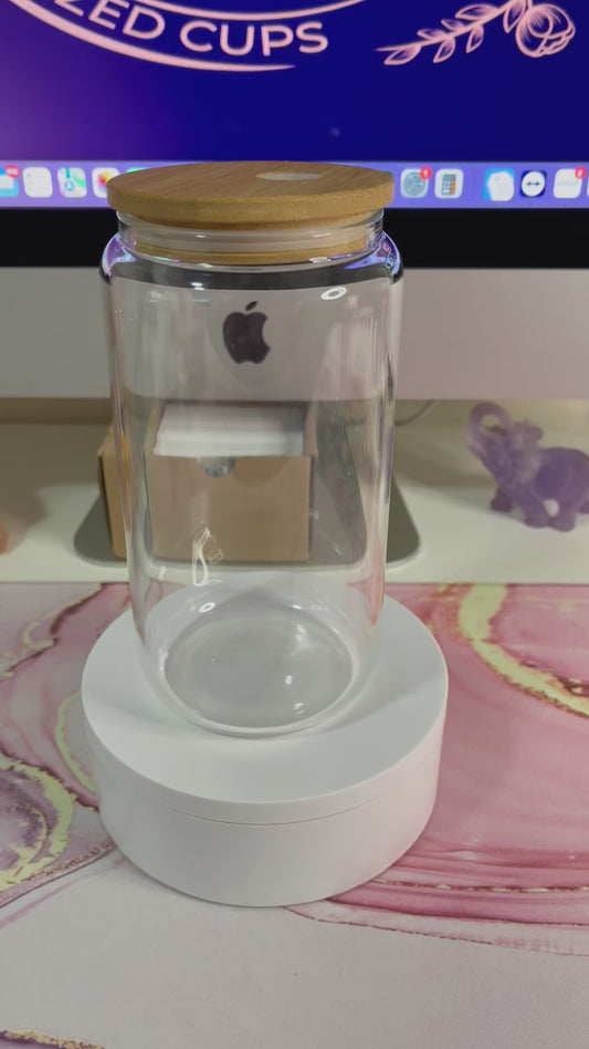 Clear 16oz Glass cup