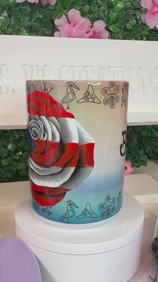 15oz Puerto Rico Rose Mug